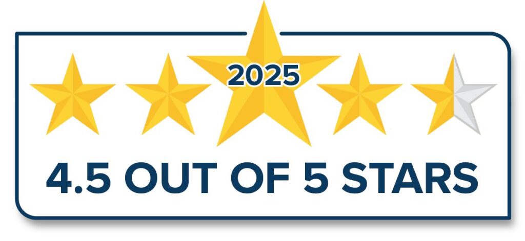 In 2025, Navitus earned 4.5 out of 5 stars for its Employer Group Wavier Plan.